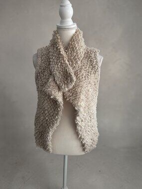 IRO Catleen Beige Wool Blend Vest Size US 4 / 36